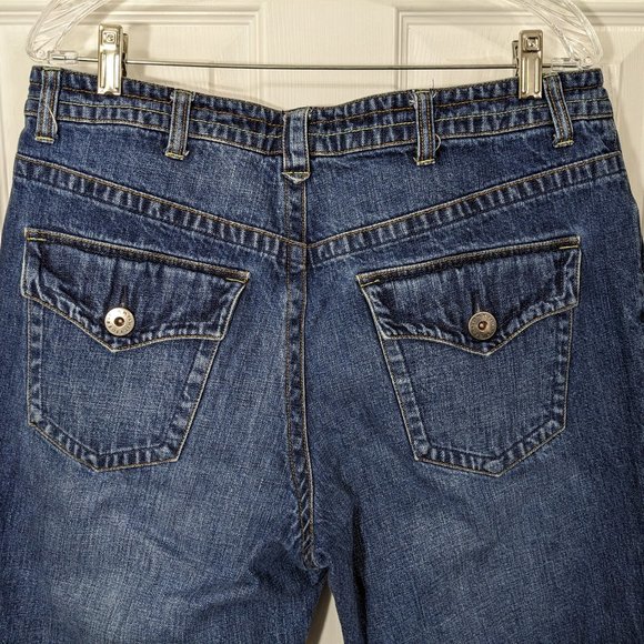 Tommy Hilfiger Y2K 2004 Hipster Boot Front Patch Pocket Back Flap Pocket - 14* - Picture 7 of 11